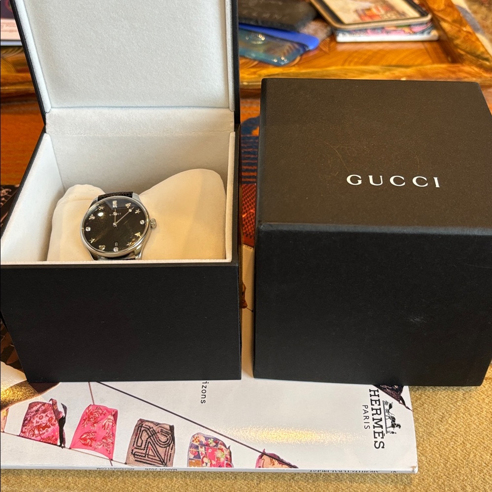 Gucci’s  Black Diamond Watch